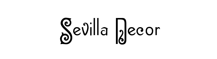 Sevilla Decor Font