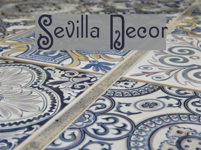 Sevilla Decor Font examples