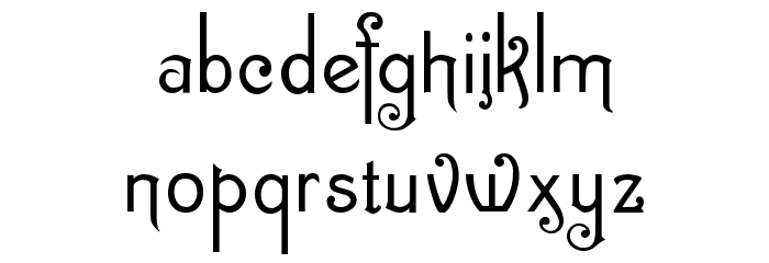 Sevilla Decor Font LOWERCASE