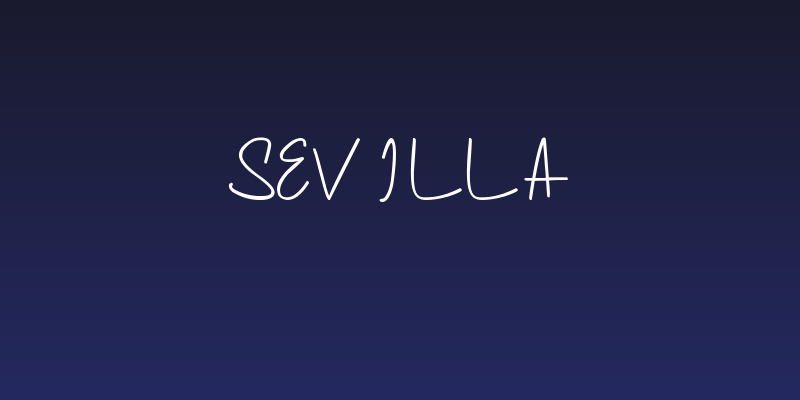 Sevilla Social Header