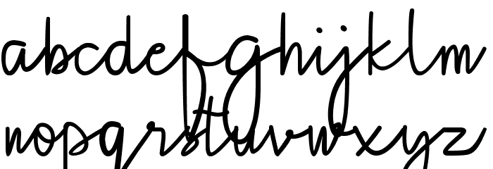 Sevilla Font LOWERCASE