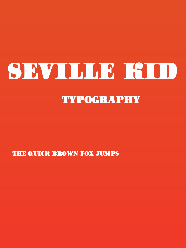Seville Kid Poster