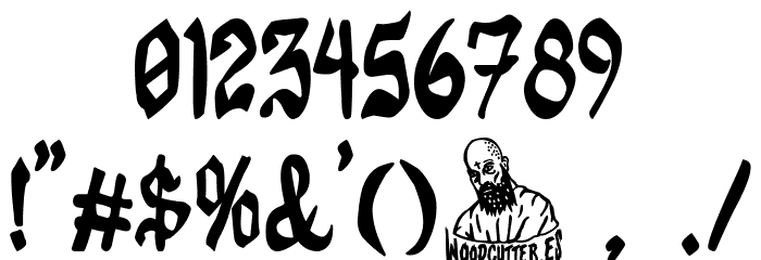 Seville Old Gothic Font OTHER CHARS