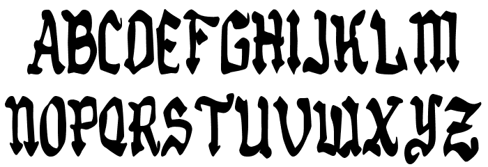 Seville Old Gothic Font UPPERCASE