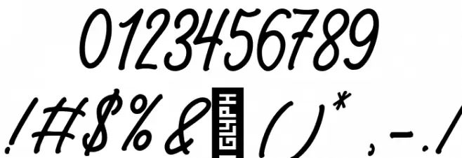 Seville Regular Font OTHER CHARS