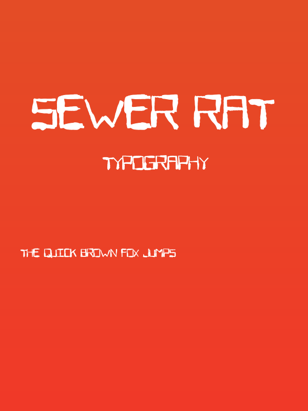 Sewer Rat Poster