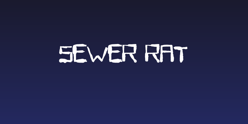 Sewer Rat Social Header