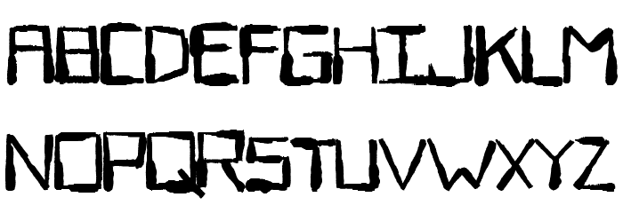 Sewer Rat Font LOWERCASE