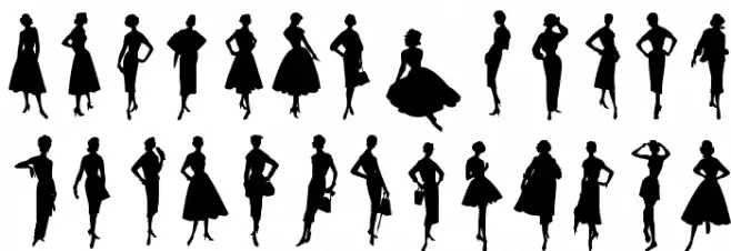 Sewing Patterns Schriftart Groß