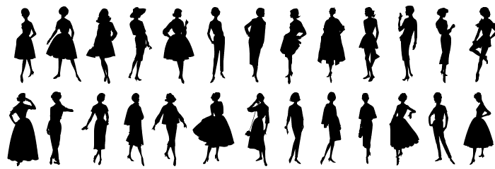 Sewing Patterns Шрифта строчной