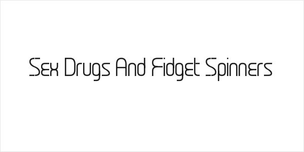 Sex Drugs And Fidget Spinners Logo