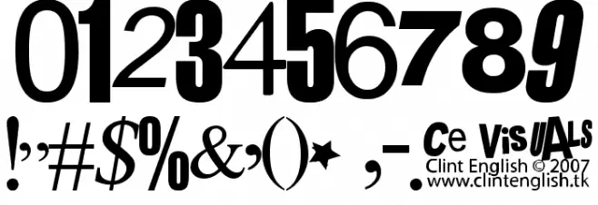 Sex Pistols Font OTHER CHARS