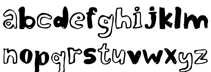 Sex and Breakfast Regular Font LOWERCASE