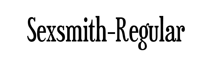 Sexsmith-Regular  font caratteri gratis