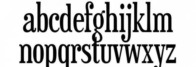 Sexsmith-Regular 字体 小写