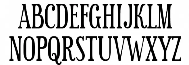 Sexsmith Font UPPERCASE