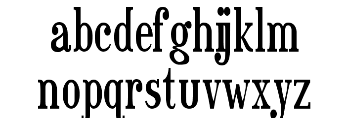 Sexsmith Font LOWERCASE