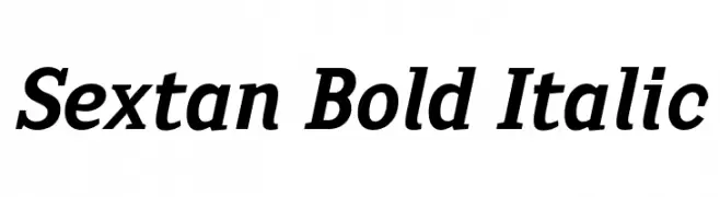 Sextan Bold Italic  les polices de caractères gratuit tlcharger
