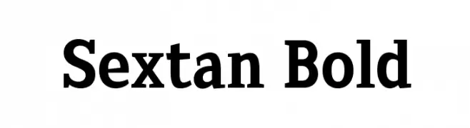 Sextan Bold  Fuentes Gratis Descargar