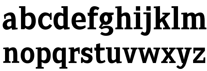 Sextan Bold Font LOWERCASE
