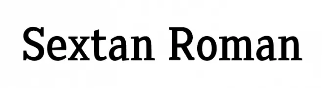Sextan Roman  Fuentes Gratis Descargar