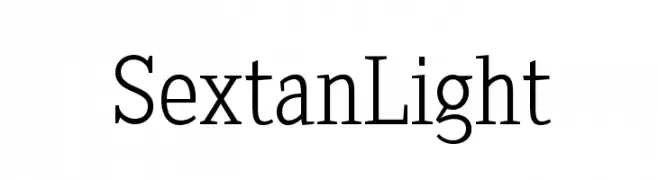 SextanLight  Fuentes Gratis Descargar
