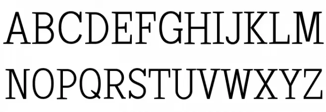 SextanLight फ़ॉन्ट अपरकेस