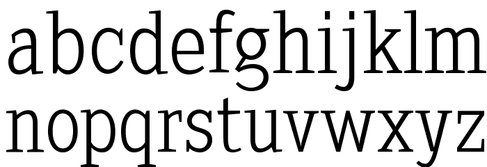 SextanLight Font LOWERCASE