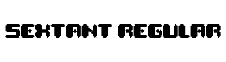 Sextant Regular  Free Fonts Download