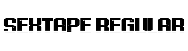 Sextape Regular  Frei Schriftart Herunterladen