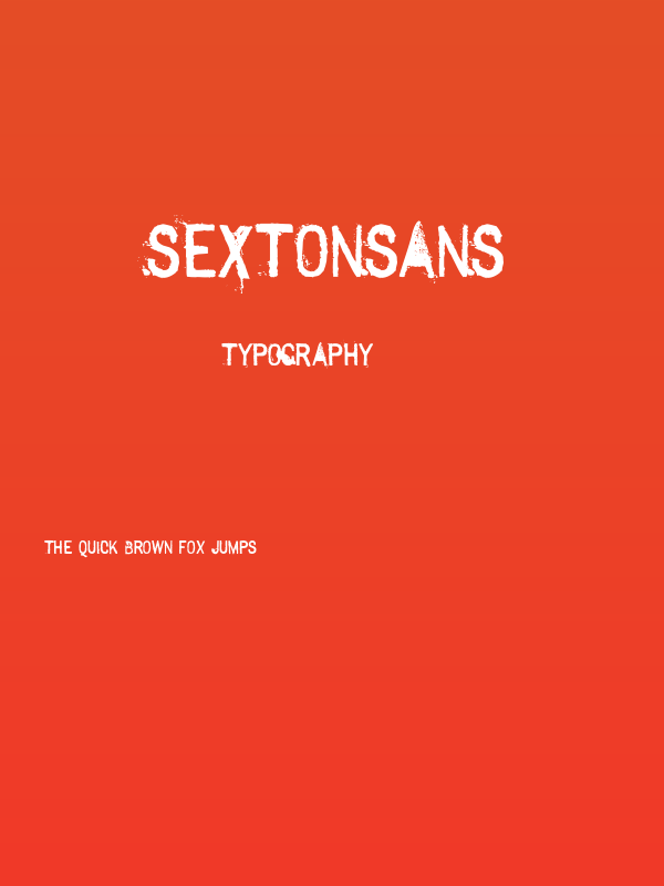 SextonSans Poster