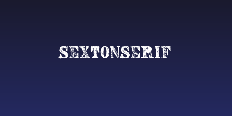 SextonSerif Social Header