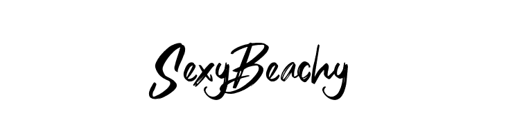 Sexy Beachy  les polices de caractères gratuit tlcharger