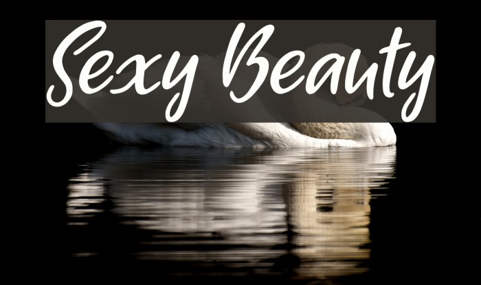 Sexy Beauty Caratteri examples