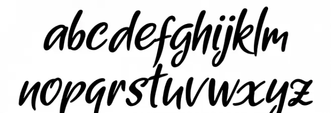 Sexy Beauty 字体 小写