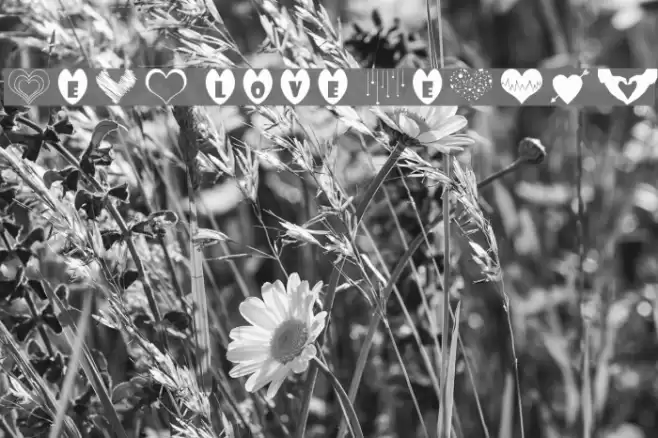 Sexy Love Hearts Font examples