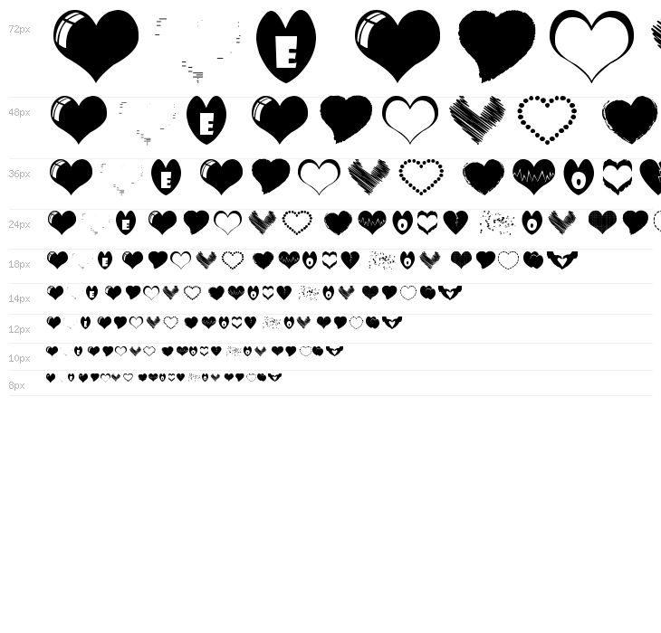 Sexy Love Hearts Waterfall