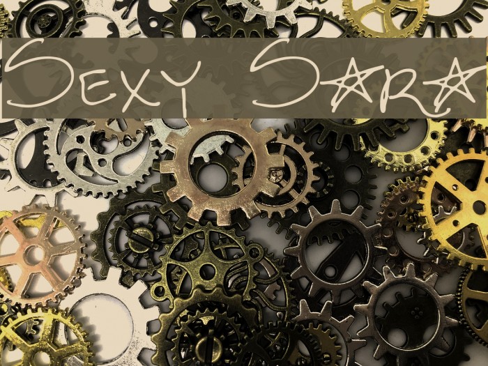 Sexy Sara Font examples