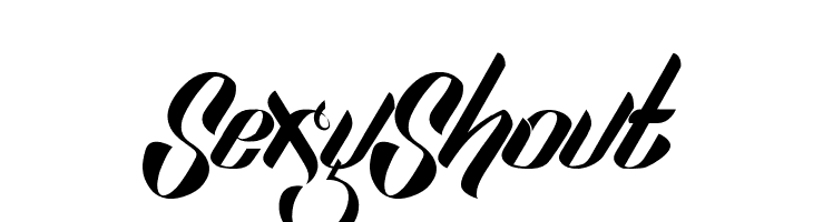 SexyShout  Frei Schriftart Herunterladen