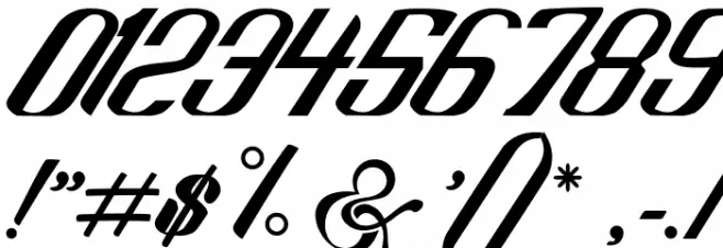 SexyShout Font OTHER CHARS