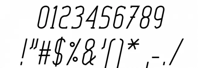 SexythingItalic Font OTHER CHARS