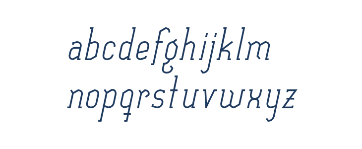 SexythingItalic Lowercase