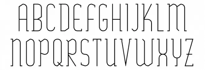 SexythingThin Шрифта ВЕРХНИЙ