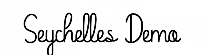 Seychelles Demo  Frei Schriftart Herunterladen