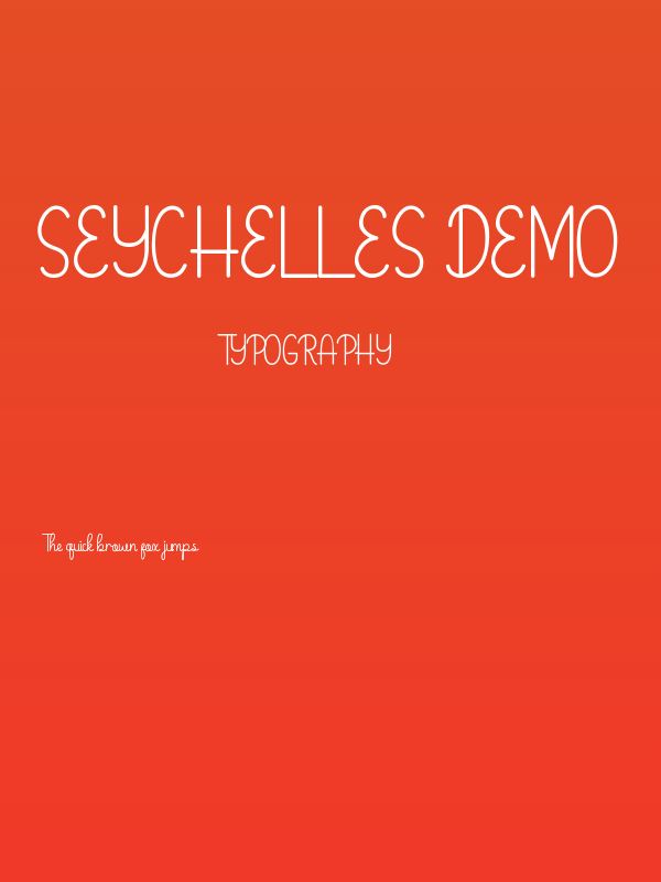 Seychelles Demo Poster