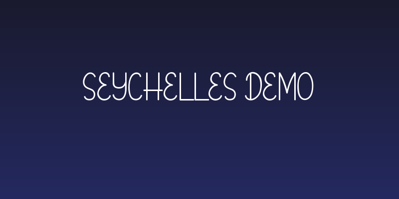 Seychelles Demo Social Header