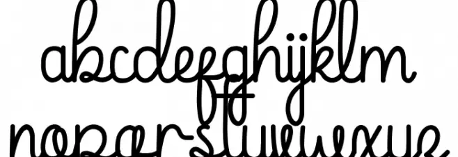 Seychelles Demo Schriftart Kleinbuchstaben