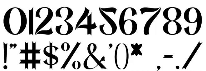 Seychelles Font OTHER CHARS