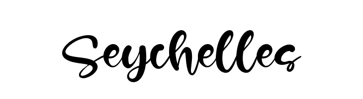 Seychelles  フリーフォントのダウンロード