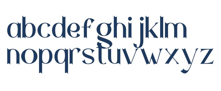 Seychelles Lowercase